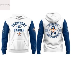 Houston Astros Everybody Vs Cancer Strike Out Cancer Awareness 2025 Hoodie