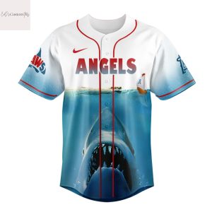 Los Angeles Dodgers Jaws Design Baseball Jersey