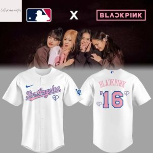 Los Angeles Dodgers x BlackPink 2025 Design Baseball Jersey