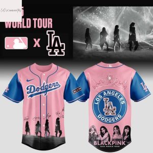 Los Angeles Dodgers x BlackPink 2025 World Tour Baseball Jersey