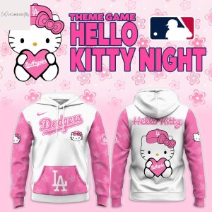 Los Angeles Dodgers x Hello Kitty NIGHT Hoodie – Pink