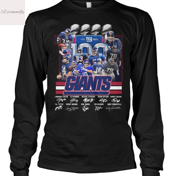 New York Giants Est 1925 Signature Unisex T-Shirt