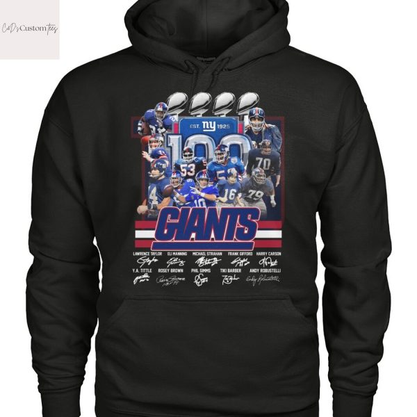 New York Giants Est 1925 Signature Unisex T-Shirt