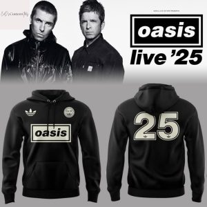 Oasis Live 25 Black Hoodie