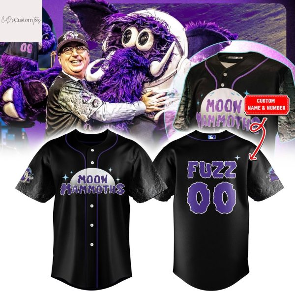 Personalized Erie SeaWolves BR Moon Mammoths Baseball Jersey