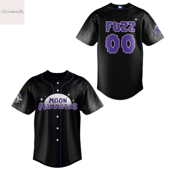 Personalized Erie SeaWolves BR Moon Mammoths Baseball Jersey
