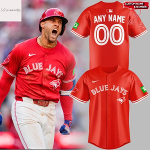 Personalized Toronto Blue Jays Canada Day 2025 Baseball Jersey