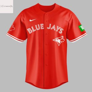 Personalized Toronto Blue Jays Canada Day 2025 Baseball Jersey