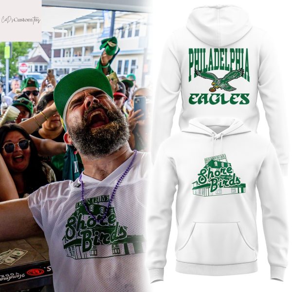 Philadelphia Eagles Shore Birds Hoodie – White