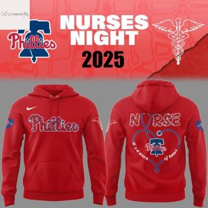Philadelphia Phillies Baseball NURSES NIGHT 2025 Hoodie