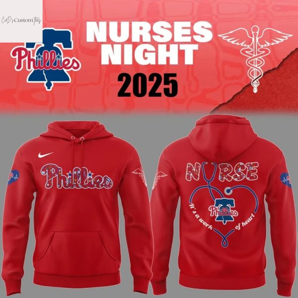 Philadelphia Phillies Baseball NURSES NIGHT 2025 Hoodie