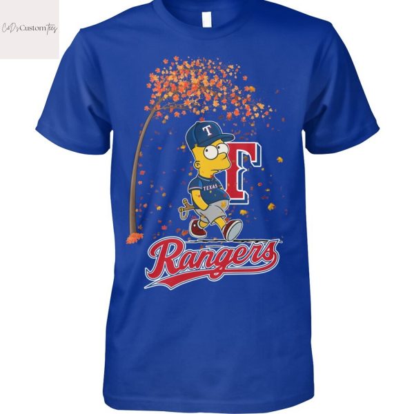Texas Autumn Texas Rangers Design Unisex T-Shirt