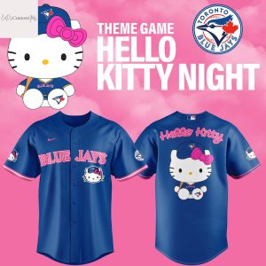 Toronto Blue Jays x Kitty 2025 Baseball Jersey – Blue