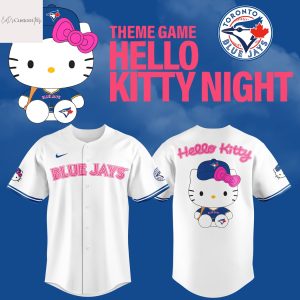 Toronto Blue Jays x Kitty 2025 Baseball Jersey – White