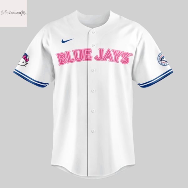 Toronto Blue Jays x Kitty 2025 Baseball Jersey – White