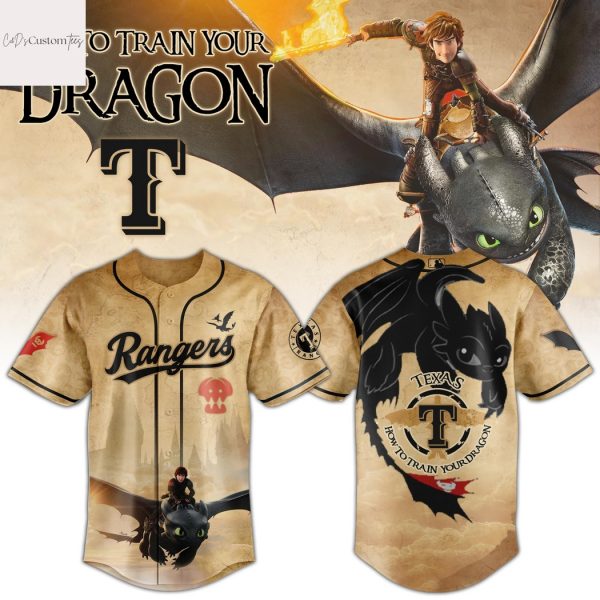 TR x How to Train Your Dragon Design Baseball Jersey